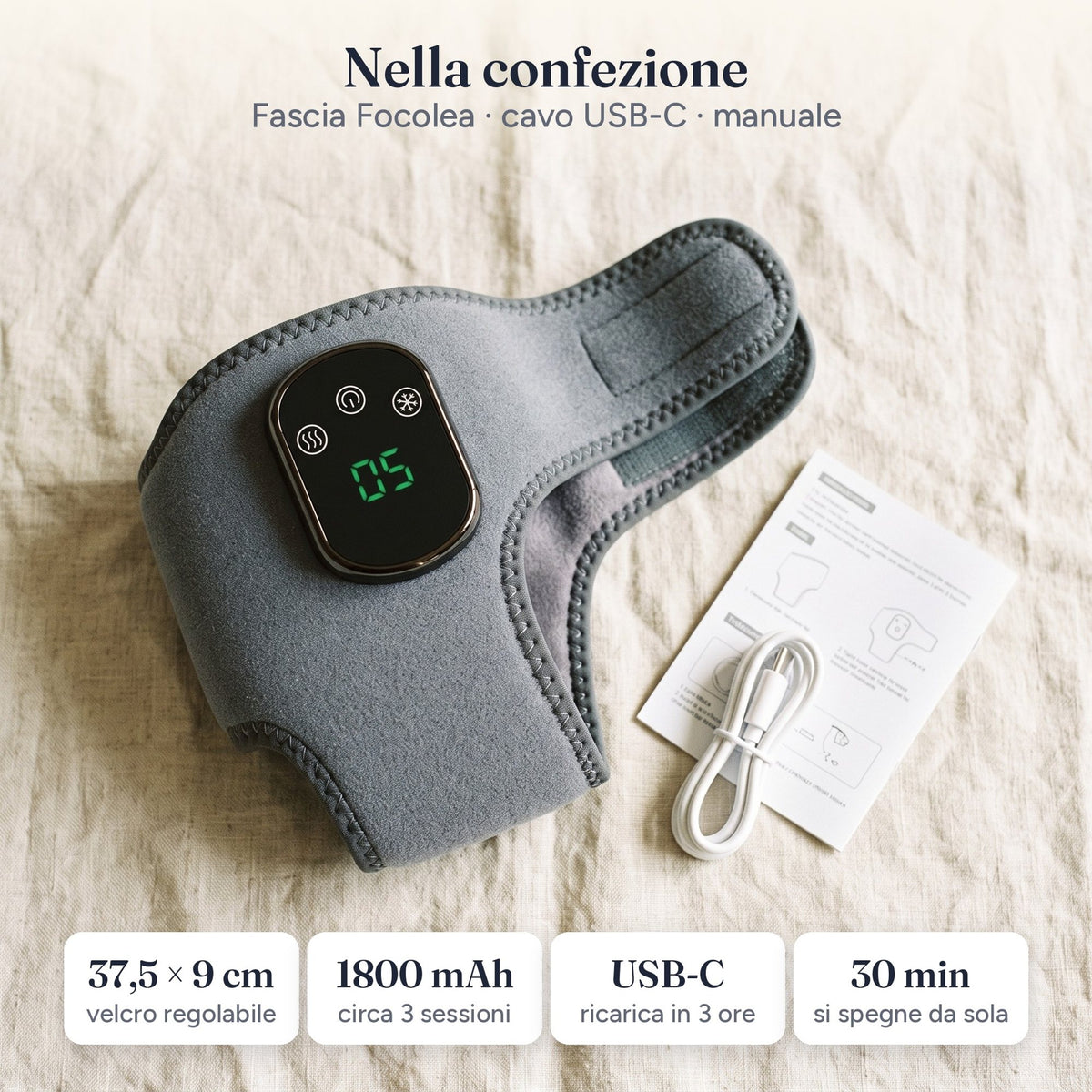Contenuto della confezione e dati tecnici di Focolea